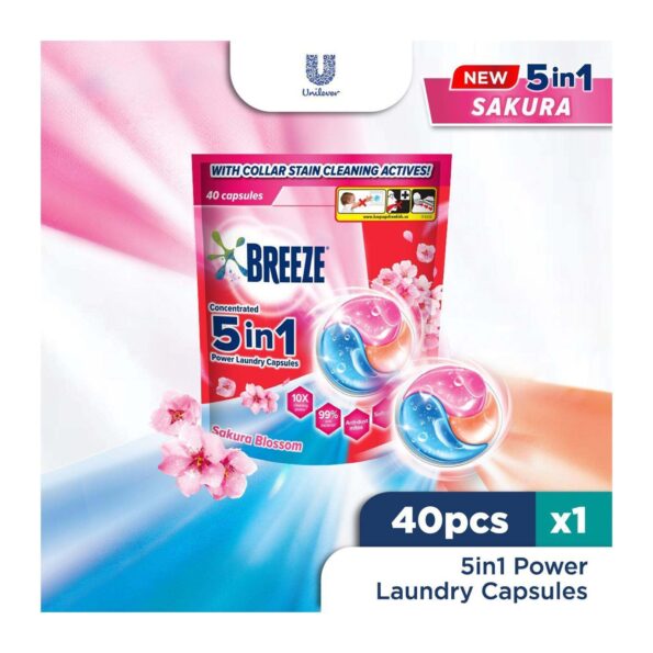 Breeze 3In1 Capsules Sakura Blossom 40s